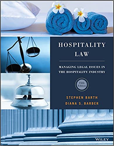 Hospitality Law: Managing Legal Issues in the Hospitality Industry (5th Edition) - Orginal Pdf